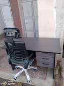 1.2 Mtrs office desk plus high back recliner headrest chair