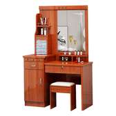 Brown dressing table with drawers set