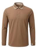 brown  classic men polo shirt