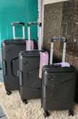 3 PIECE RUBBER SUITCASES