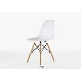 White Outdoor Plastic Eames JR Chair