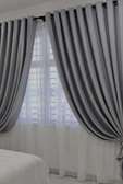 Linen curtain(Grey)