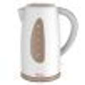 RAMTONS CORDLESS ELECTRIC KETTLE 3 LITERS WHITE & BROWN