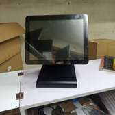 All in one POS touch screen celeron monitor 4GB RAM 256 SSD.