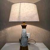 PU leather covering for lamp stand