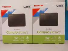 Toshiba Canvio Basics 500GB Portable Hard Drive- Black