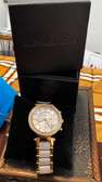 Michael Kors Gold-Tone Watch Crystal Bezel