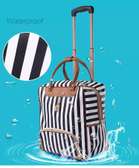 Black And White Trolley bag Oxford Cloth
