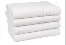 High quality white bath towels