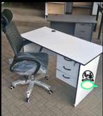 Modern set office desk with a headrest chair