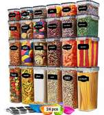 24pcs Pantry organizer containers