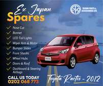 Toyota Ractis 2012 Ex Japan Parts & New Parts Available