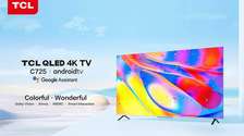 55 inches TCL Q-LED 55C725 Android Smart 4K New LED Tvs