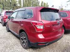 Subaru Forester xt turbo red with Sunroof