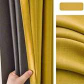 Elegant double sided curtains
