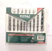 Total 16pcs Drill bit & screwdriver set