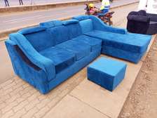 L shape 6seater sofa with a permanent back