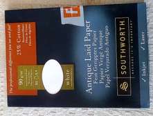 Southworth Antique Laid Paper 90gm. White. A4. Pack of 80