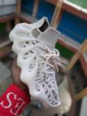 Adidas Yeezy 450 Low Cut Sneakers Off white Brown Patterned