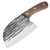 High carbon clad steel super butcher knife