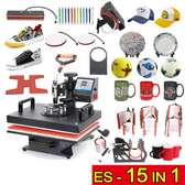 NEW DESIGN 15 IN 1 COMBO HEAT PRESS MACHINE