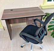 Adjustable chair with an office desk