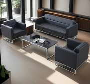 Office Sofa; Five Seater Leather Executive Sofa Set