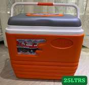 Pacific 25L Cooler Orange Gray Portable Handle