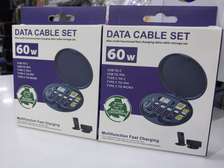 Travel Data Cable Set Storage Kit Box