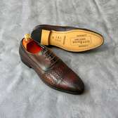 BROWN ORIGINAL JOHN FOSTER MEN'S OFFICIAL SHOES 40-46