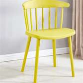 Dining Chair; Stackable Plastic Dining Chair