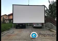 Rear projection screen hire
