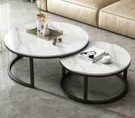 Coffee Table : Two-In-One Round Nesting Tables