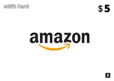 $5 Amazon Gift E-Gift Card