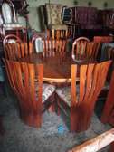 Readily Available 6-seater solid mahogany Dining table