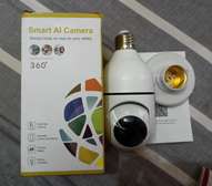 360 degree dual LED night vision cctv wireless bulb camera.