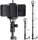 monopod selfie stick tripod for smartphone Black