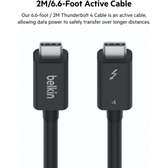 BELKIN CONNECT THUNDERBOLT 4 CABLE, 2M, ACTIVE