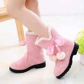 Adorable kids warm boots