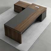 Office Desk: 160cm Executive Office Stylish Functional Desk