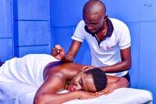 Massage services done by a male therapist