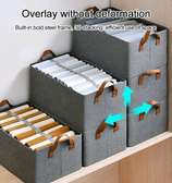 Foldable multipurpose HARD FABRIC clothes/closet organizer