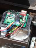 Sliding gate automation system installation