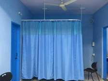 Portable hospital curtains