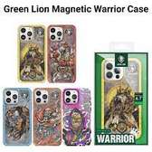 Apple iPhone 14 Pro Green Lion Magnetic Warrior Case