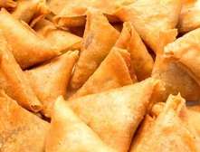 Delicious samosas