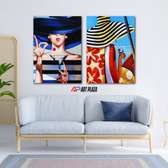 Lifestyle wall art on canvas