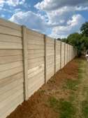 Precast concrete fence