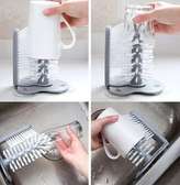 Deep glass cleaning brush 2 in 1