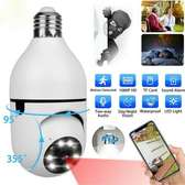 HD 360° Bulb Surveillance Camera Night Vision PANORAMIC CCTV